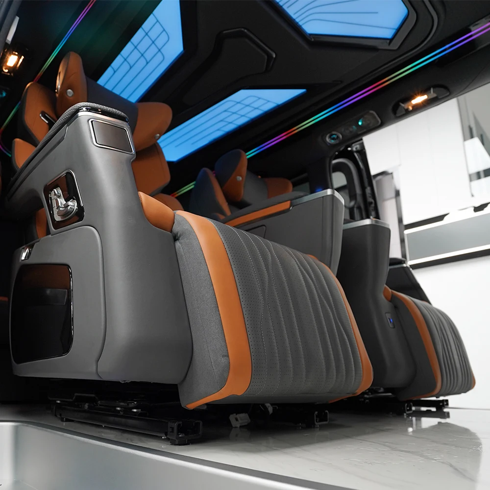 VIP Captain Luxury Electric Auto Seat for MPV with Footrest Headrest and Massage