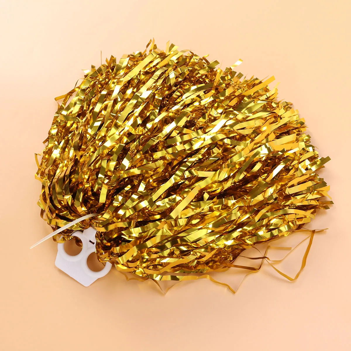 

1 Pair of Plastic Ring 50g Cheering Squad Spirited Fun Cheerleading Kit Cheer Poms for Both College and High School