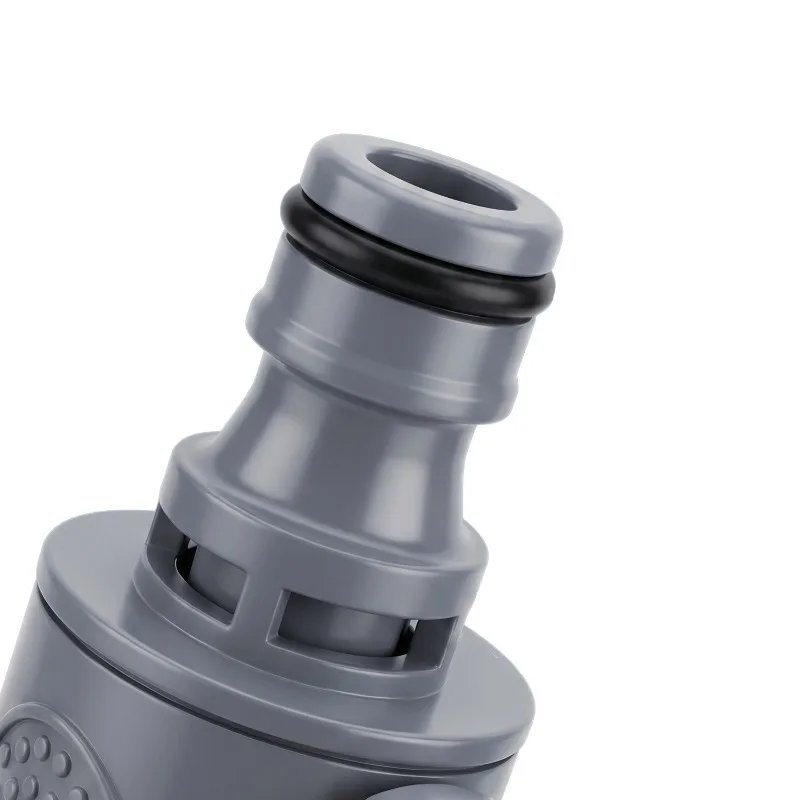 S60 Adapter 3/4 Straight Through Valve Coated Nipple Water Stop Quick Connector with Pink PTFE Tape IBC Tank Fitting Set