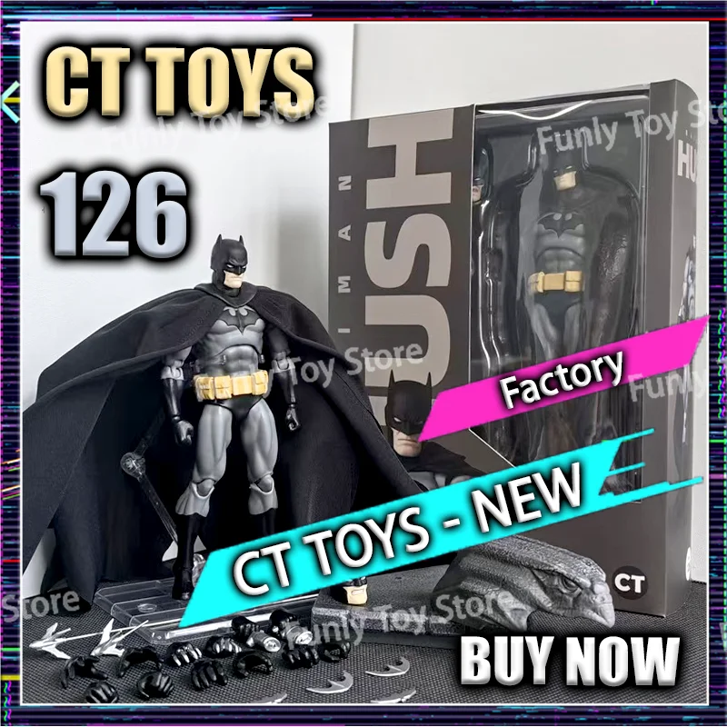 

Hot-New Ct Toys Batman Mafex 126 Dc Bat Man Figure Shf Anime Action Figure Figurine Model Statue Customized Gifts Kids Toys