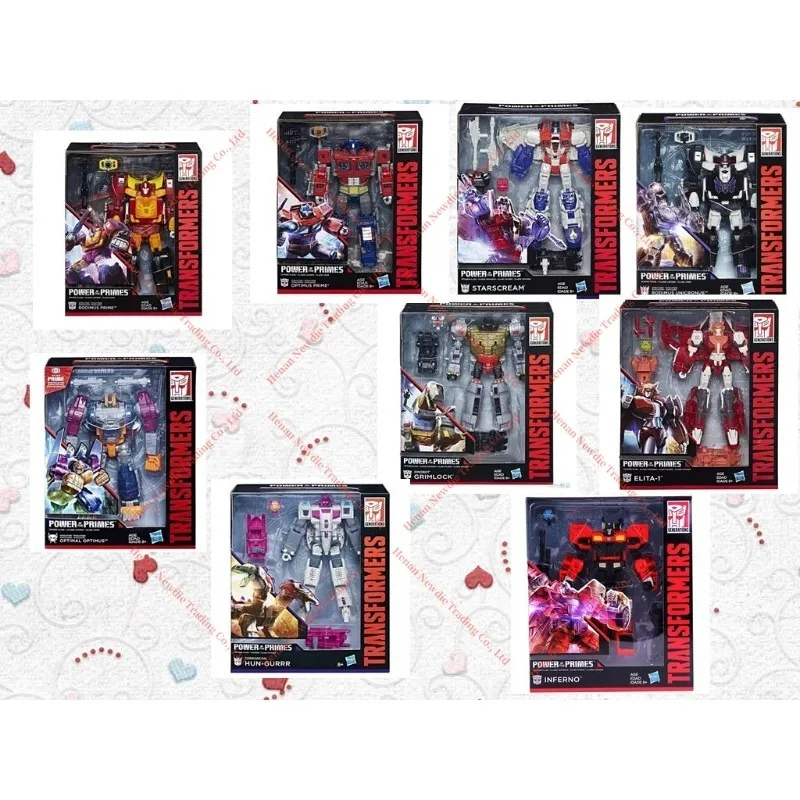 Op voorraad Transformers G-serie Power of the Primes Optimus Prime Grimlock verzamelfiguren beweegbaar gebouwcadeau