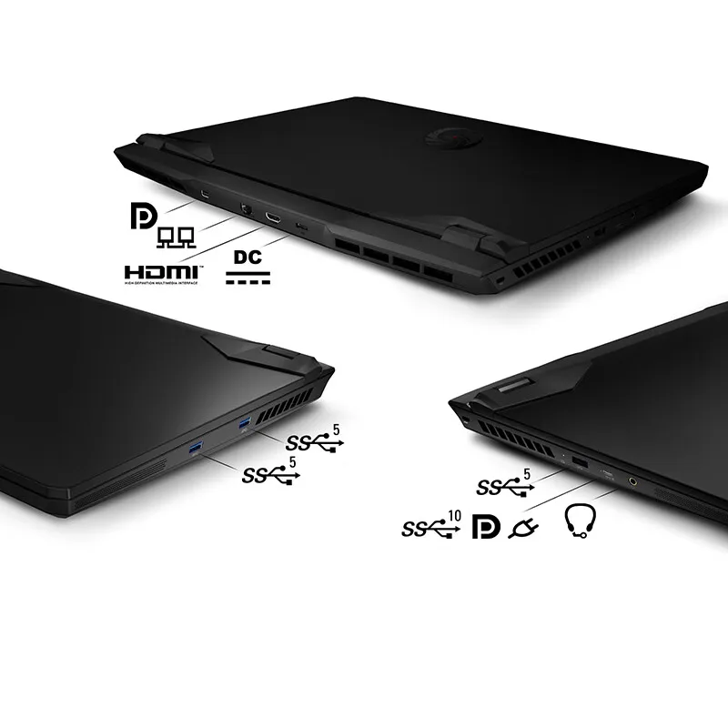 كمبيوتر محمول للألعاب MSI Alpha 17 مقاس 17.3 بوصة QHD 2.5K 240 هرتز IPS شاشة كمبيوتر محمول AMD Ryzen R9-7940HX 32GB 2TB RTX4060 كمبيوتر ألعاب