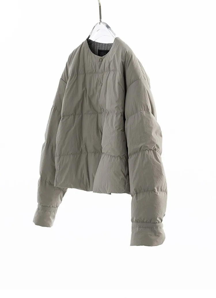 Short down Jacket for Petite Women, 90% White Duck Down, Lightweight and Warm Coat, New Women's Fashion for Autumn and Winter 2026