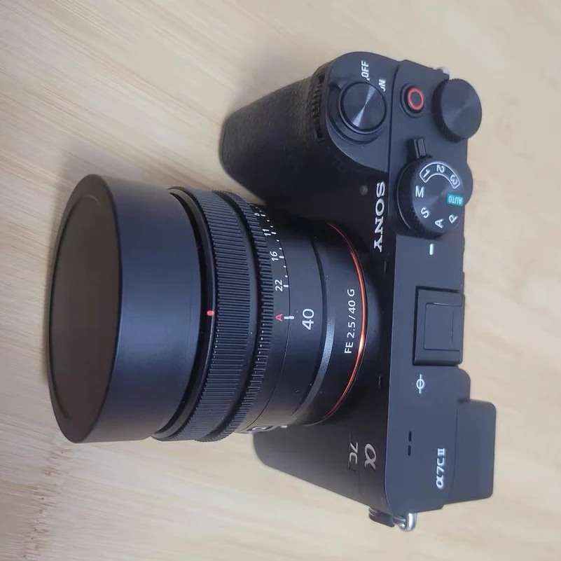 Sony FE 40mm F2.5 G SEL40F25G 用金属キャップ付きバヨネットメタル