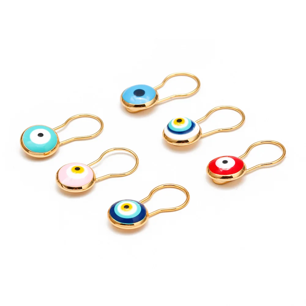 Vintage Turkish Blue Eyes Brooch for Men and Women Evil Eye Brooch Collar Pin anime pins women accessories Fashion Charm gift