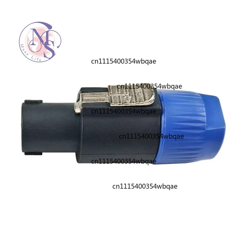 ZOCI-4 pole Speaker Connector Plug For NL4FC Speakon Professional Audio Plug For Stage KTV Bar Audio Equipment 1pc
