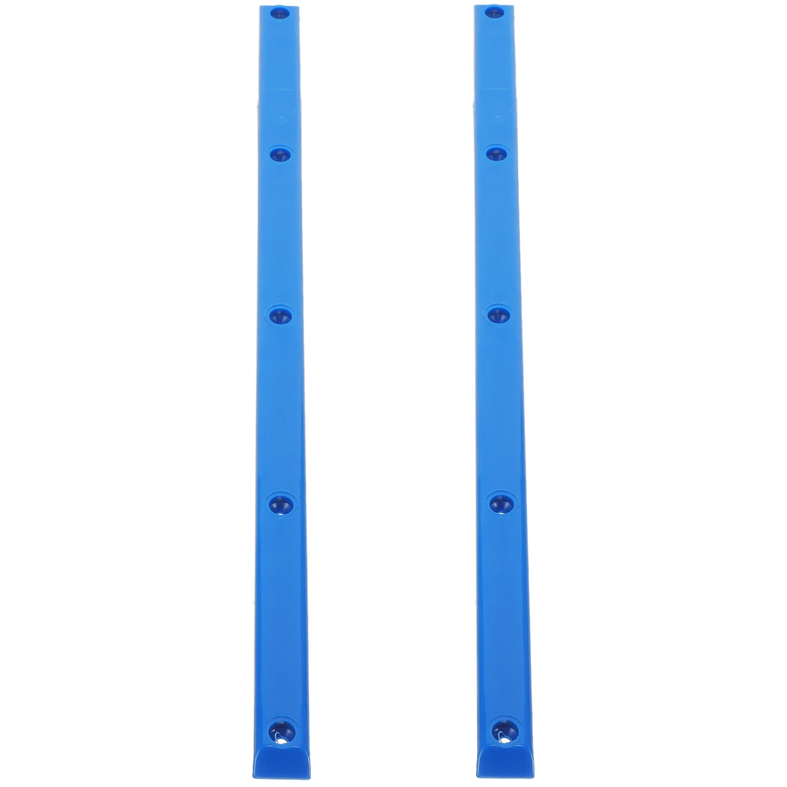 

2pcs Skateboard Anti-collision Rail Blue Plastic Bumper Replaceable Parts Wear-resistant Accessories Decor