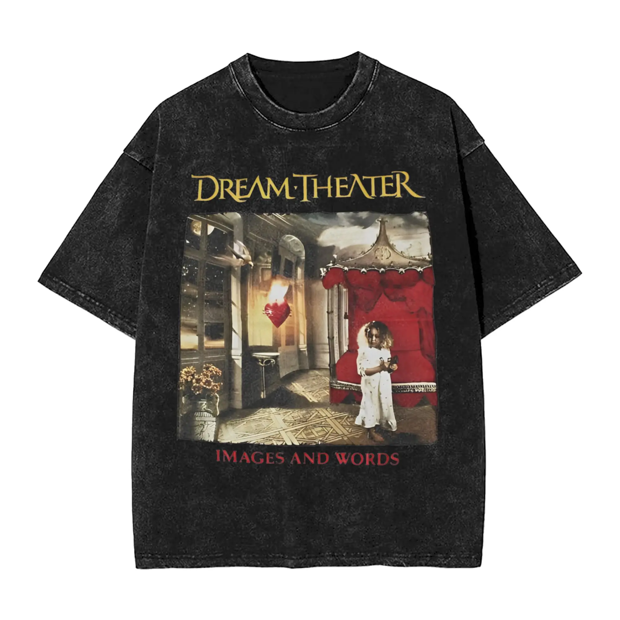 Images Dream Theater Music Band T Shirt  Hipster T Shirts Short Sleeve Streetwear Tshirt Summer Casual O Neck Oversize Tees