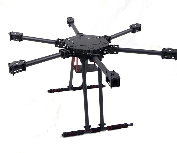 ZD700  700mm Ordinary and Upgrade Six-Axis Carbon Fiber Umbrella Folding  Hexacopter Frame Kit w/ Landing Gear 20mm carbon tube