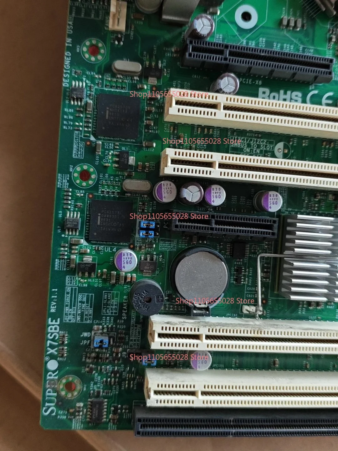 For SUPER X7SBE, Industrial Control Equipment Main Board REV1.1, Dual Network Interface Card Firewall Main Board
