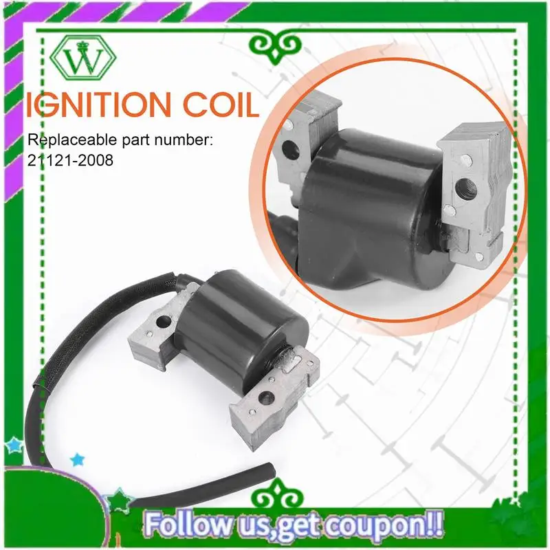 

AC34-New Ignition Coil Fit For Kawasaki John Deere FB460V FC420V 21121-2008