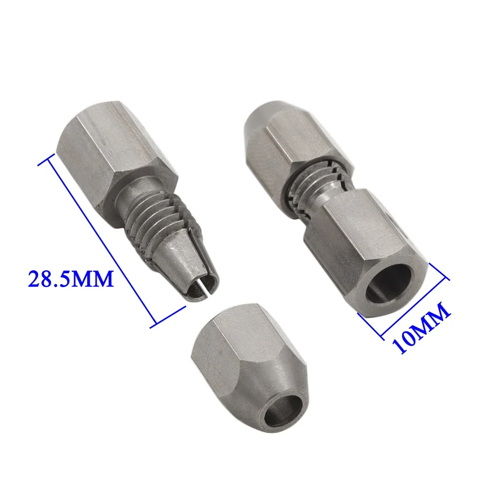 2PCS RC Boat Flexible Coupling Stainless Steel Flex Collet Coupler 3.17/4/5/6MM * 4MM Motor Shaft Locker for Model Boat Parts