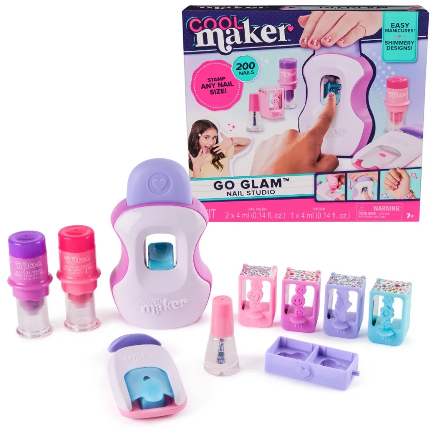 

GO GLAM Nail Studio Stamper Упаковка игрушек может различно