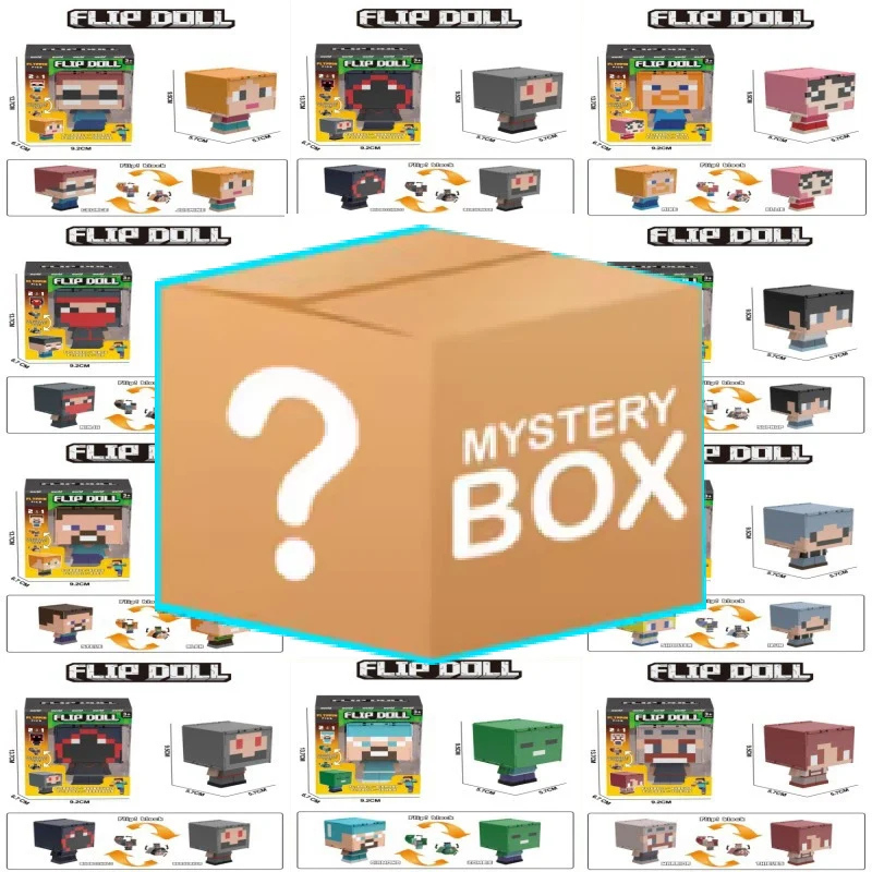 Flip Actionfiguren Neue Spielfiguren Mystery Box Modellspielzeug Interessante Figuren Ausstellungsstücke Actionfiguren Blind Box Weihnachtsgeschenke