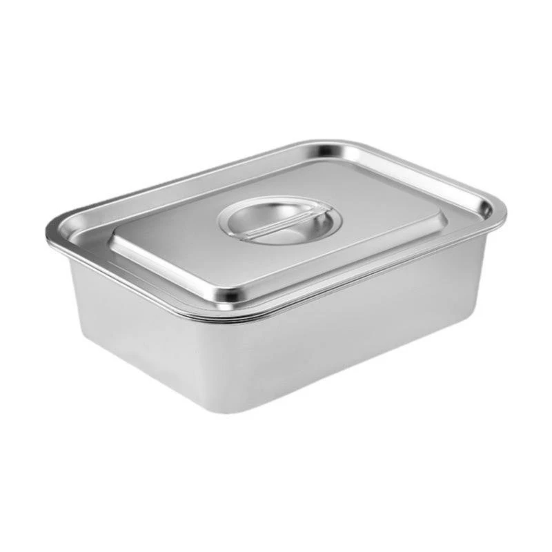 Functional Nonrust Steel Oven Pan With Clear Lid Multifunctional Cookware