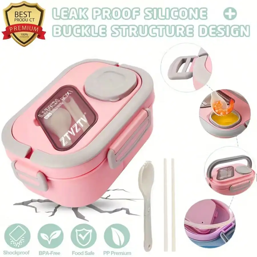 ZTVZTV Lunchbox/Leak-Proof Lunchbox Set Only. Lunchboxes For School, Work, And Outdoor Dining. Kitchen Accessories | Kitchen Organization And Storage | Food Containers.