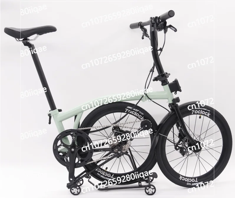 

High Quality MINT Folding Bicycle 20inch 9speed Disc Brake Foldable Molybdenum Steel Frame T9D-20D Tri-folding Bike
