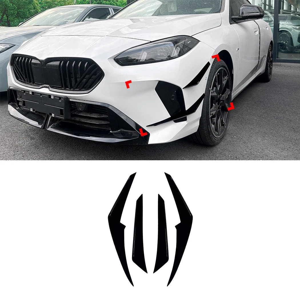 

Car Front Bumper Splitter Side Spoiler Air Vent Wind Knife Body Kits For BMW 1 Series F70 2 Series F74 M Sport 2024 2025+