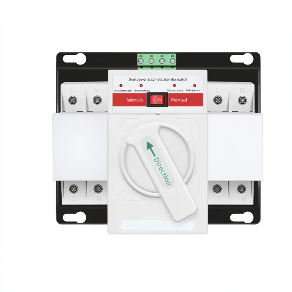 For GCDQCN ATS 4P Automatic Changeover Switch Dual Power Selector 220V 380V Household Industrial Current Transfer Device