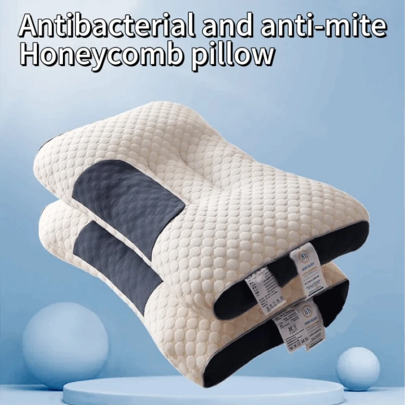 Pillow pillow core to protect cervical vertebrae sleep AIDS effective anti-bacterial anti-mite latex sleep massage