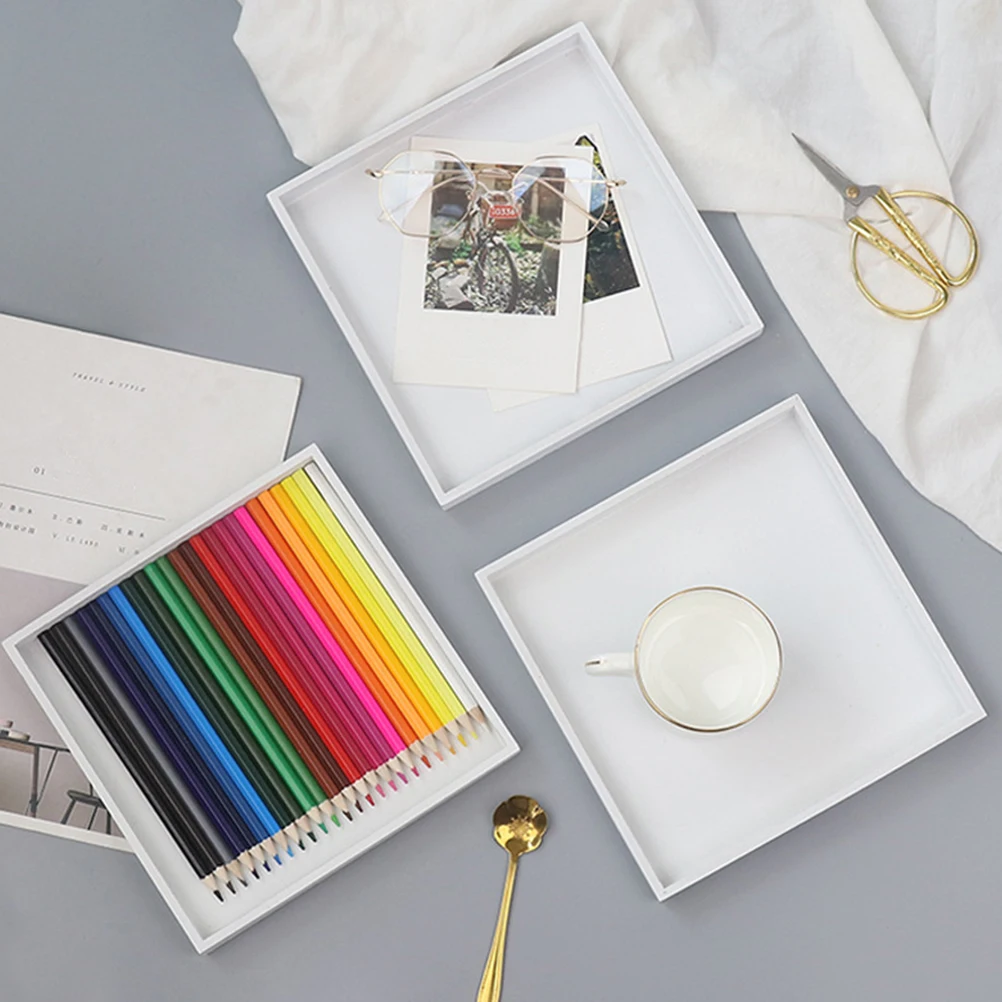 

Wooden Jewelry Storage Ring Necklace Accessories Cosmetics Perfume Organizer Tray For Wedding Anniversary Valentine Gift Jewelry