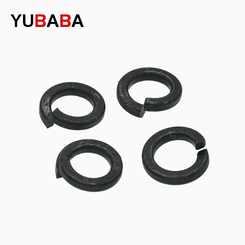 M2 M2.5 M3 M4 M5 M6 M8 M10 M12 M14 M16 TO M27 Carbon Steel Shells Pad Black Spring Lock Washer Car Elastic Gasket DIN127 GB93