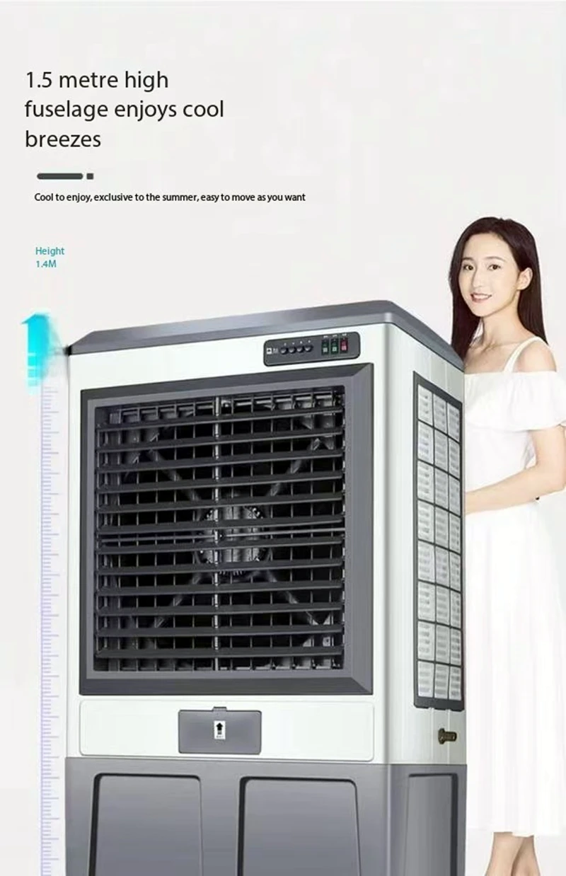 Air Conditioner Cold Blower Cooling Fan with Water Cooling Fan