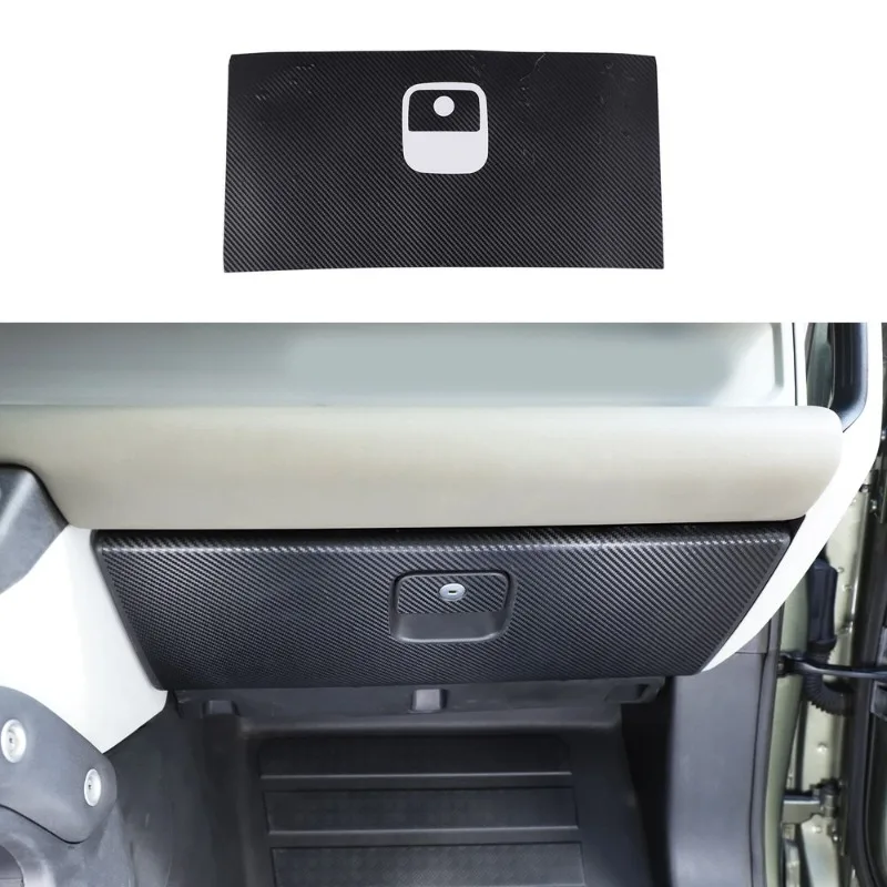 

For Land Rover Defender 90 110 130 2020-2024 PVC Carbon Fiber Car Glove Box Sticker Protection Vinyl Interior Car Accessories