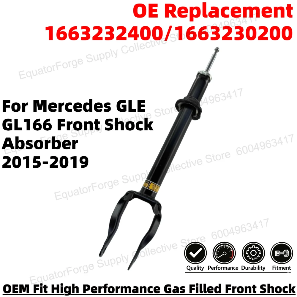 

Direct Fit High Stability Premium Durable Front Shock Absorber for Mercedes GLE GL166 OE Number 1663232400/1663230200