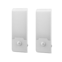 LED Induction Night Light Wireless Motion Sensor Night Lamp Human Body Induction Wall Light Bedroom Cabinet Decor Lightn01r