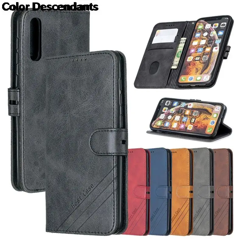 Leather Flip A50 A505F Case on For Samsung Galaxy A30 A20 A10 A50s A70s A80 90 A10e A20e S Magnetic Stand Wallet Phone Cover