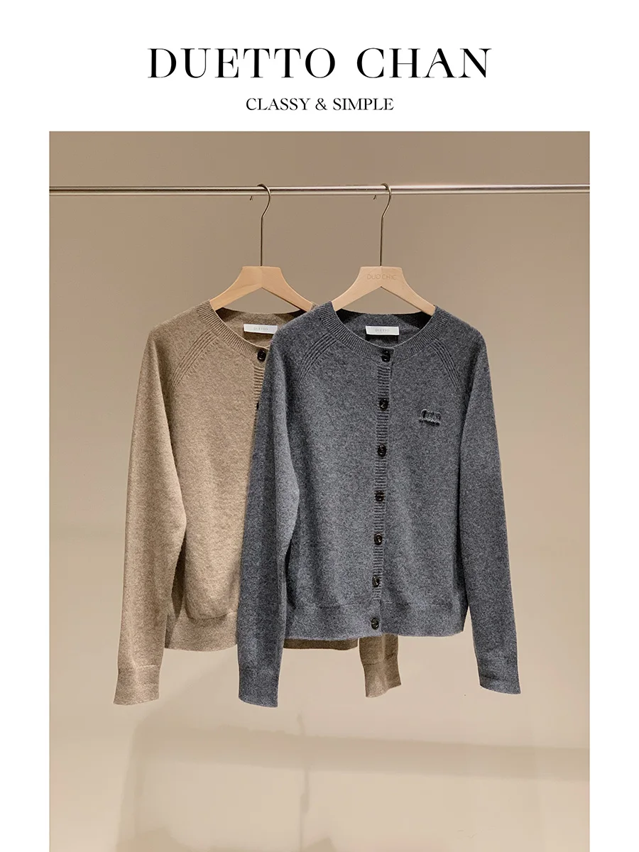 

Ele Camere Knitted Open Cardigan lectual Sle Women's Faion Warmth Winter Long Sve round Ne Regular Fit