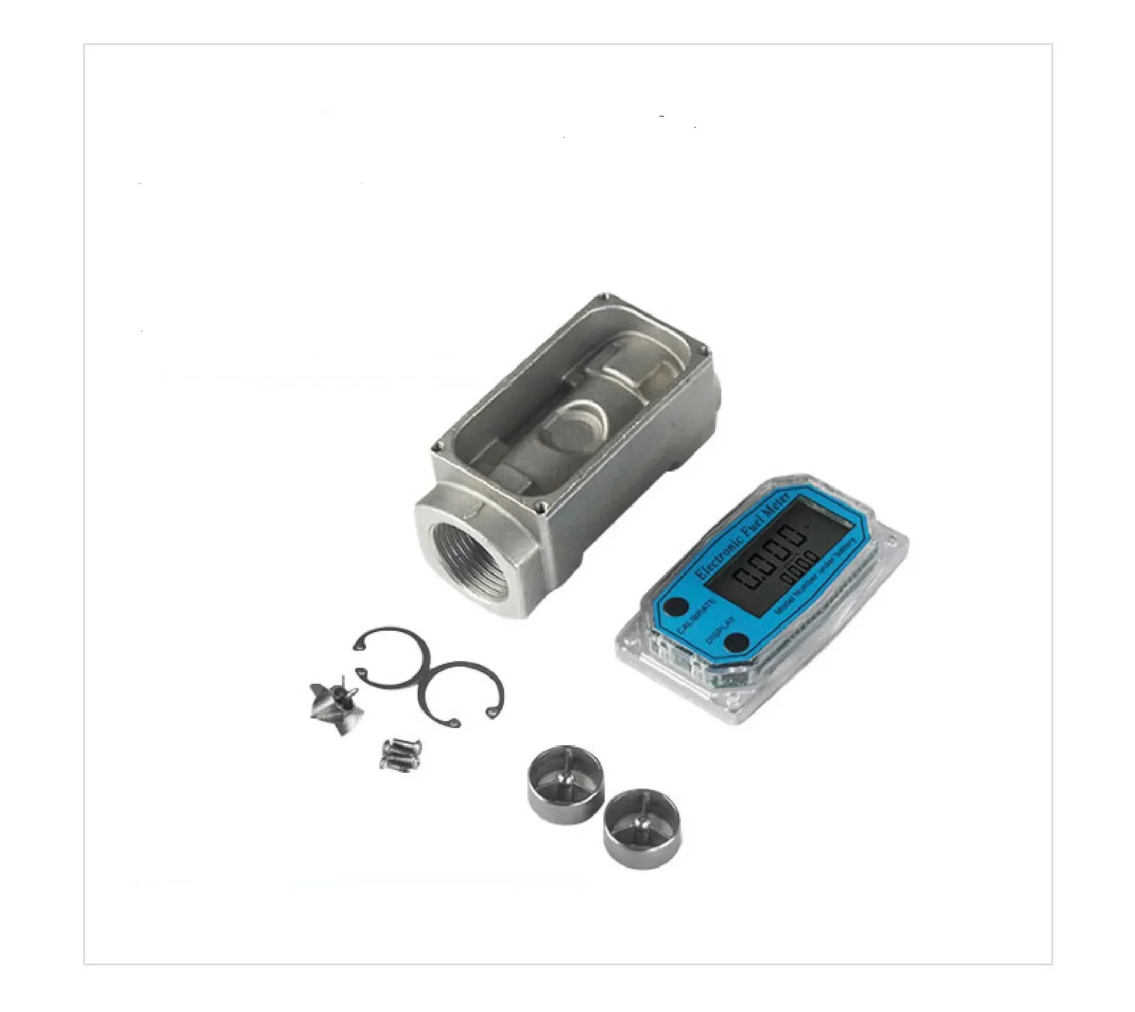 

Электронный турбинный расходомер из алюминиевого сплава, цифровой, для жидкостей, масла, дизельного топлива, высокоточный, портативный, промышленный датчик потока