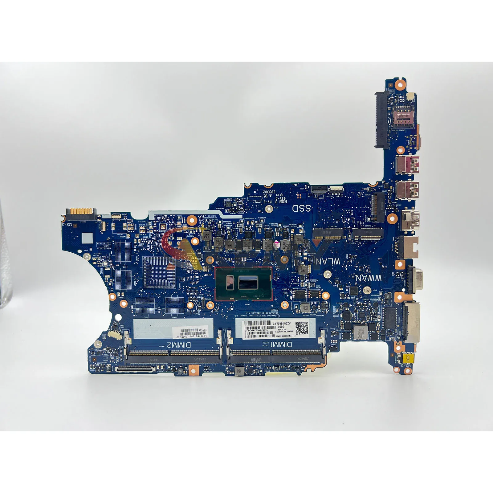 6050A2930101 Für HP EliteBook 640 G4 650 G4 Laptop Motherboard L09565-601 L09569-601 Mit i5 i7 8th CPU DDR4 100% Vollständig Getestet