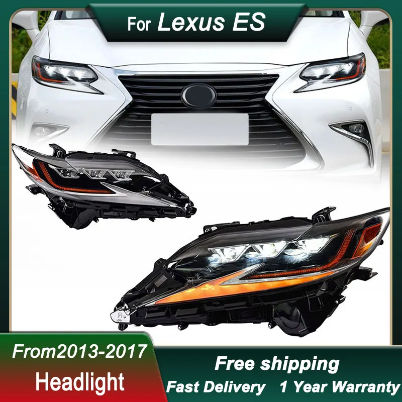 

Car Headlight For Lexus ES 2013-2017 full LED HeadLamp New Design DRL Dynamic Signal Lamp Head Lamp Front light Assembly