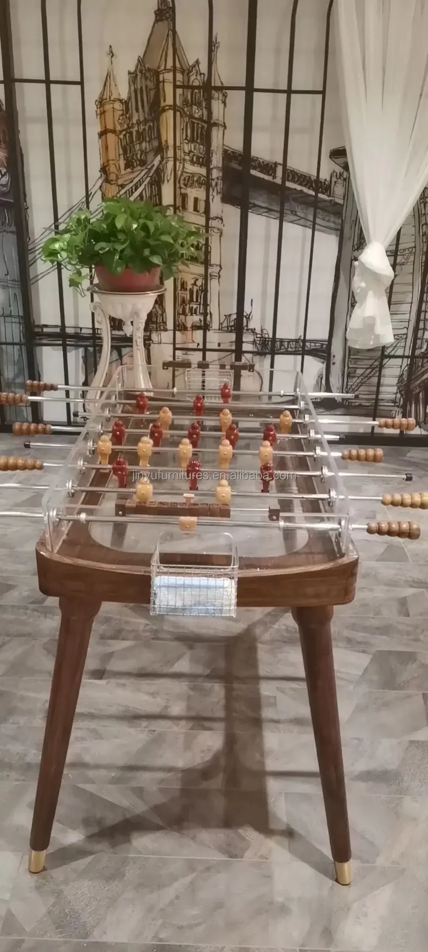 acrylic soccer table football table new