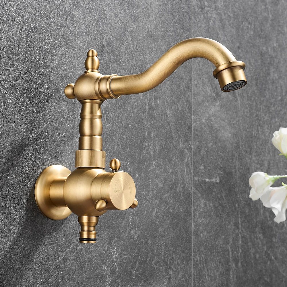 single-handle-retro-style-vessel-sink-cold-faucet-with-quick-connect-port-antique-brass-deck-mounted-bathroom-basin-sink-taps