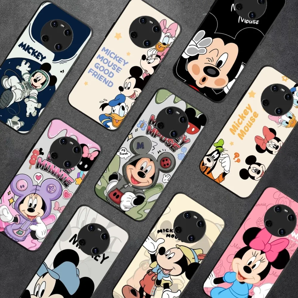 M-Mickey M-Minnie Phone Case For Huawei Y9 6 7 5 Prime Enjoy 7s 7 8 Plus 7a 9e 9plus 8E Lite Psmart Shell