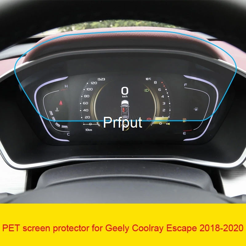 For Geely Coolray Escape 2018-2020 Automotive interior Instrument panel membrane LCD screen PET protective film Anti-scratch