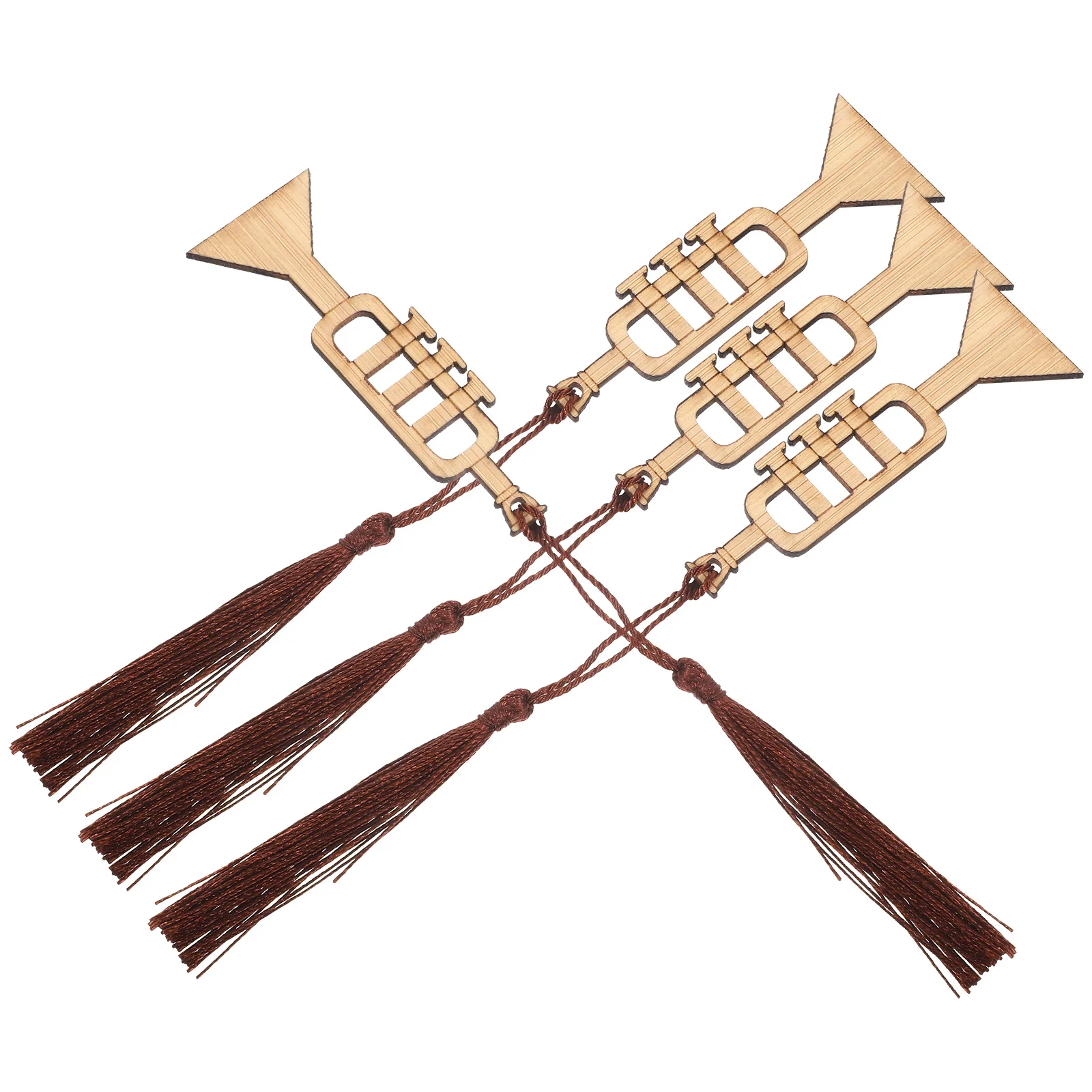 4 個木製軽量学生ギフト読書しおりバルクしおり大人女性マーカーページ装飾