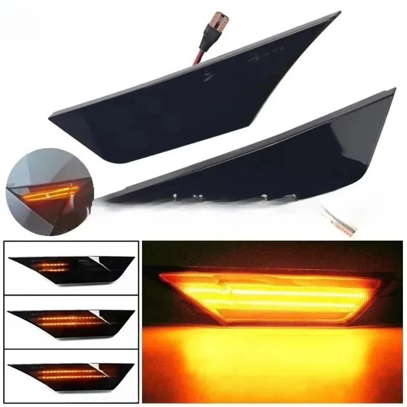 

Hot Sale 2Pcs Car Sidemarker Lamps Front Side Marker for Light Kit Turn Signal Light Generation Civic 2016-up 10th Canbus