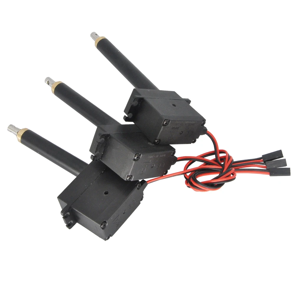 Upgrade Double E E568 E561-003 Metal Arm Driving Servo Push Rod With Limit Switch For 2.4G RC 1:16 Excavator Model Part