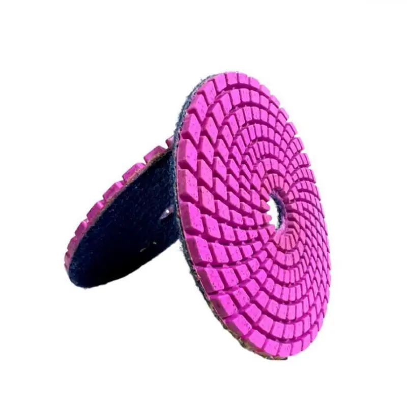 10 Stück 4 Zoll Diamant-Polierpads Set 100mm Beton Nass-Polier- und Schleifpads für Marmor Quarzstein Beton Fliesen Scheibe – Detail 5