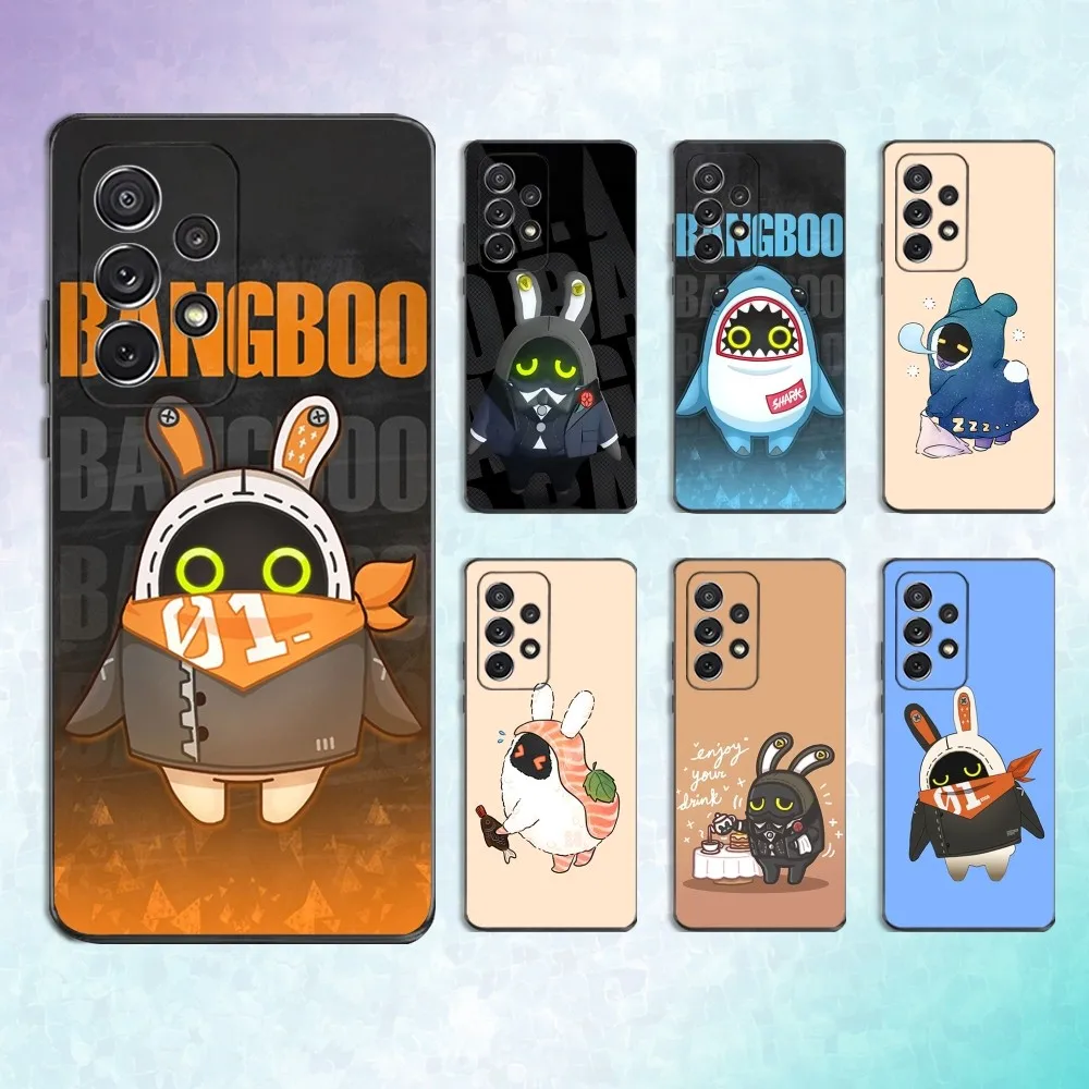 

Z-Zero Zone Game B-Bangboo Phone Case For Samsung S25,S24,S23,S22,S21,S20,S10,Ultra,Plus,Lite,FE,Soft Silicone Black Cover