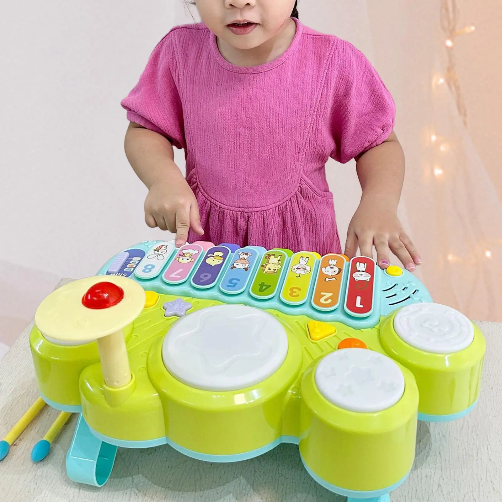 

Light up Music Baby Toy Baby Musical Toy 3 in 1 Musical Instruments Toy for