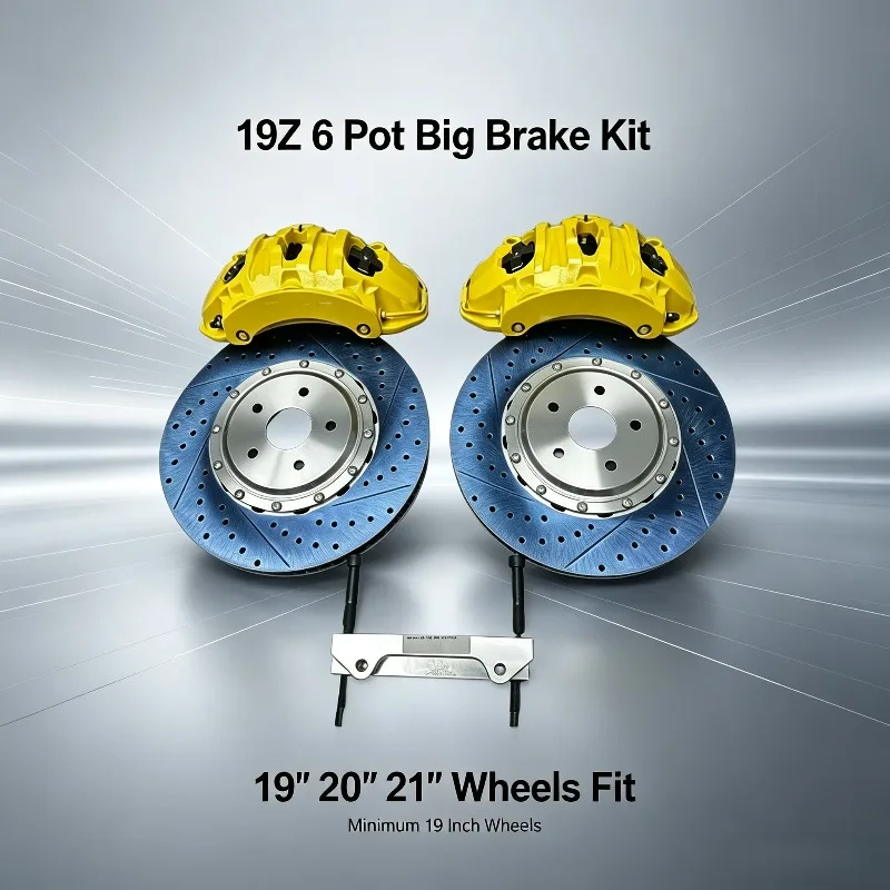 26 StyleNew Racing Performance 19z Big 6 Pot Brake Caliper For 2010 - 2015 LEXUS RX300 Rx350 RX450 GX460 Enhanced Rear Wheel Bra