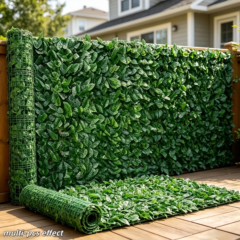 Simulated Evergreen Plant Wall, Simulated Lawn Plastic Fence Background Wall, Indoor Wedding Ceremony Background Wall