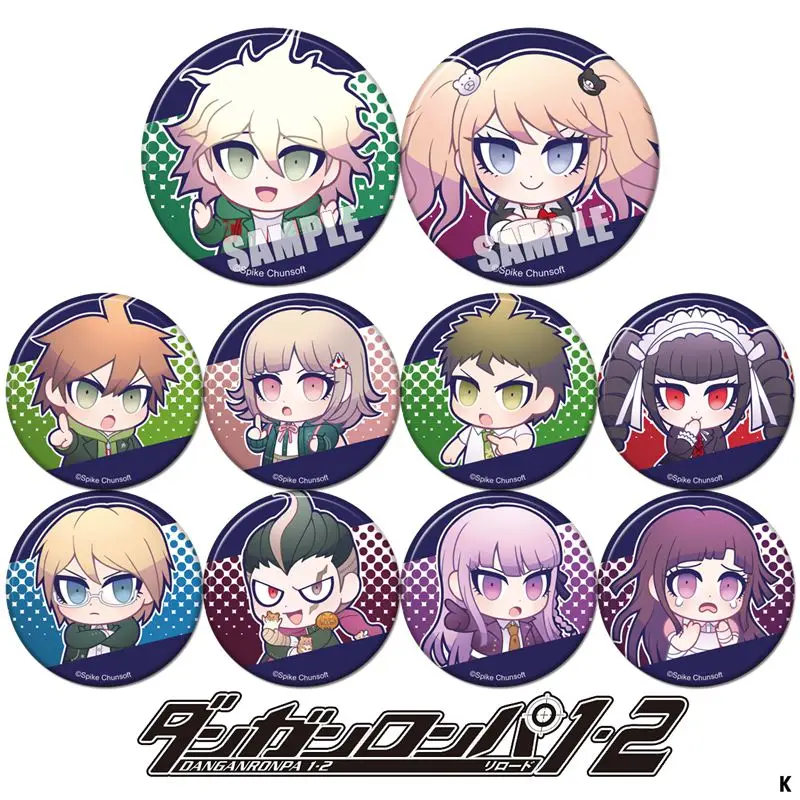 Danganronpa: Trigger Happy Havoc pin 58mm Icons badge