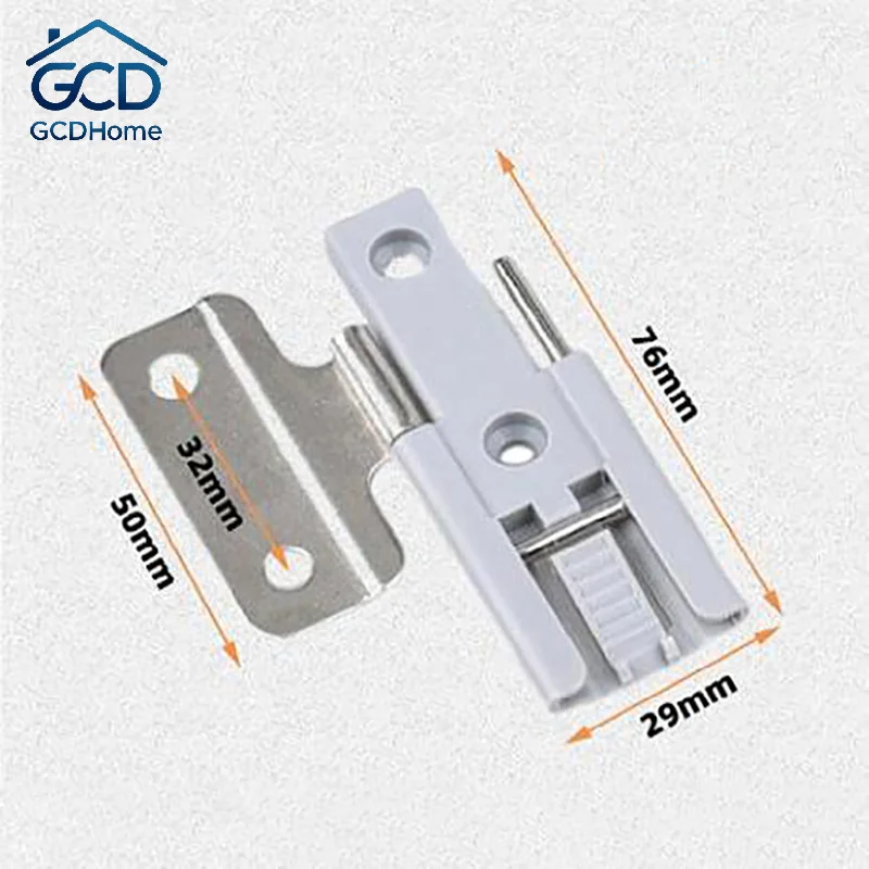 Wardrobe Folding Door Hinge Accordion Cabinet Door Track Connection Hinge Hardware