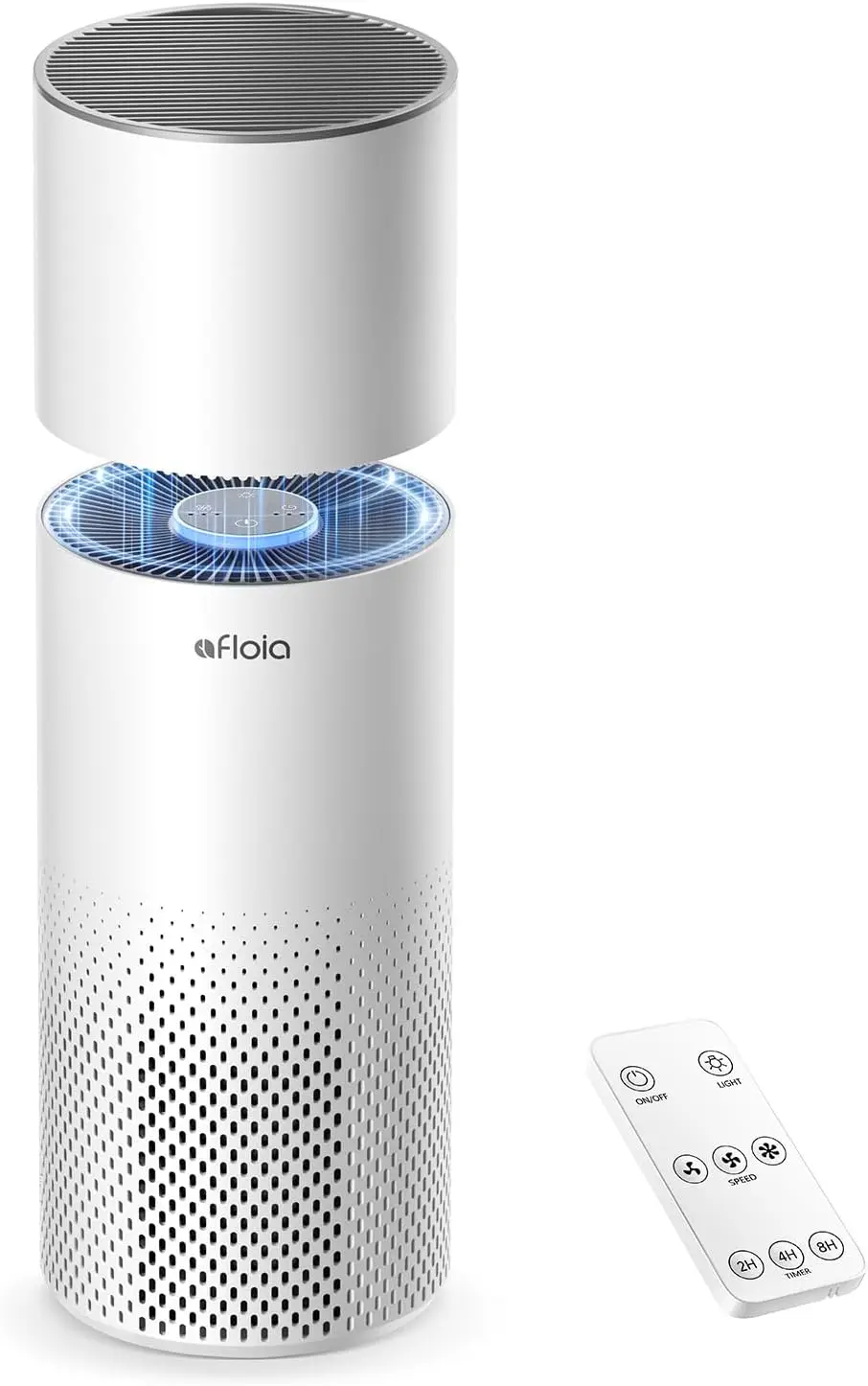 

Устройство 2-в-1: очиститель воздуха и увлажнитель для дома, тихий (24 дБ) очиститель, удаляющий пыль, пыльцу, дым и запахи